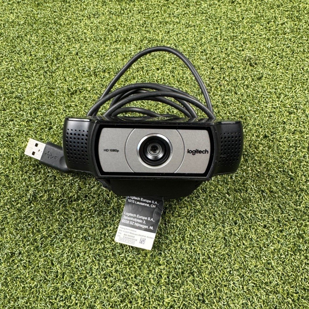Logitech HD 1080p‎ USB Webcam Autofocus Clip Mount Streaming Video Camera